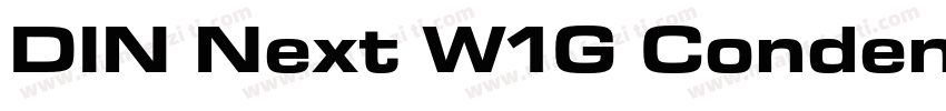 DIN Next W1G Condensed Bold字体转换